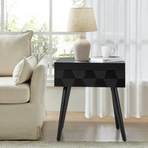 Black Wood Julian End Table