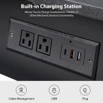 Black Wood Julian End Table