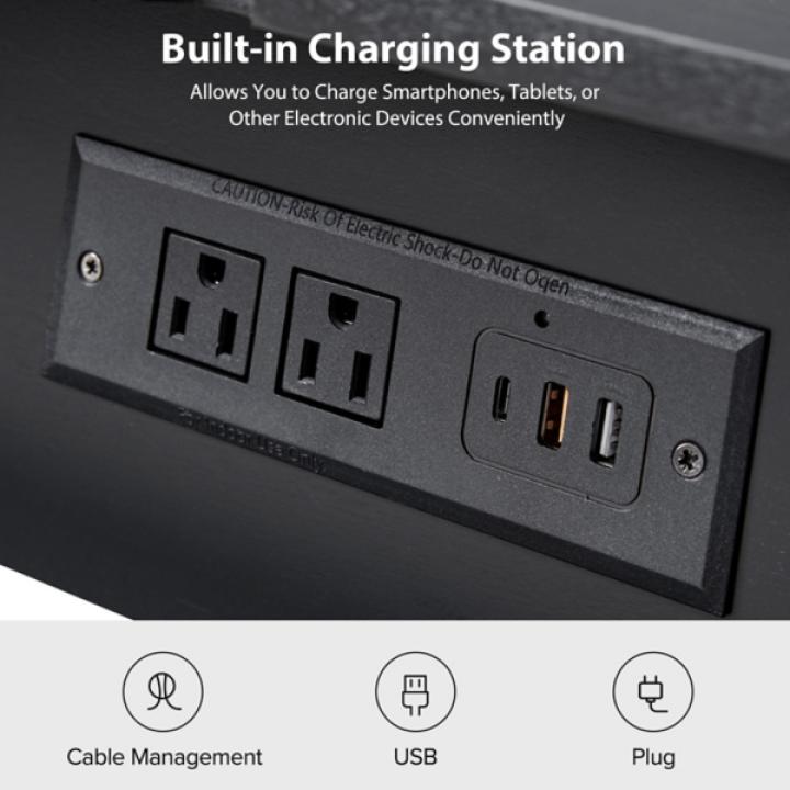 Black Wood Julian End Table