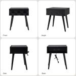 Black Wood Julian End Table