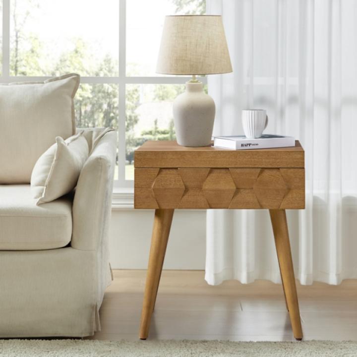 Seadrift Brown Julian End Table