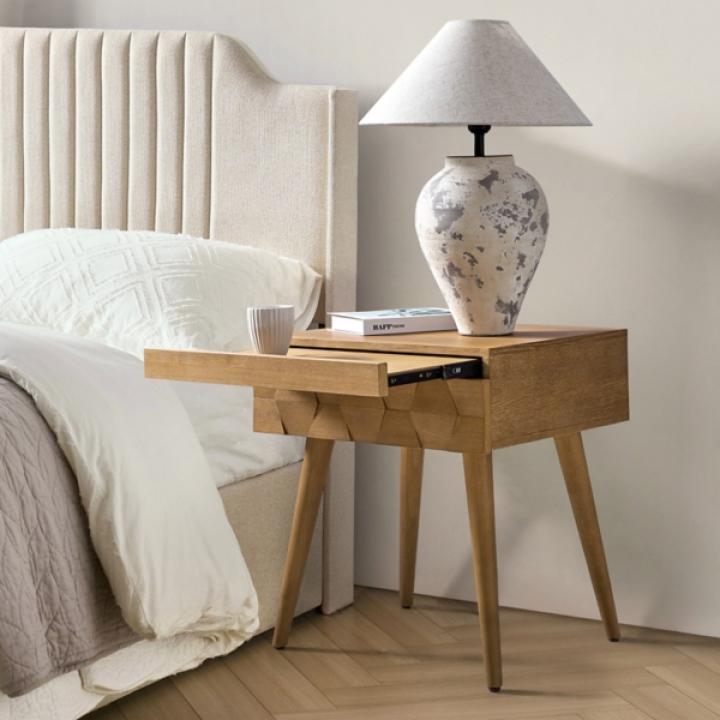 Seadrift Brown Julian End Table