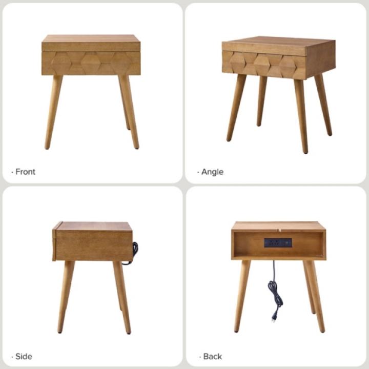 Seadrift Brown Julian End Table