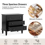 Black Wood Jonathan Charging Nightstand