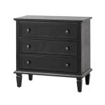 Black Wood Jonathan Charging Nightstand