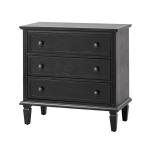 Black Wood Jonathan Charging Nightstand