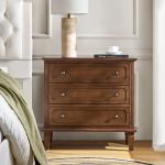Walnut Wood Jonathan Charging Nightstand