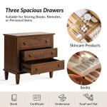 Walnut Wood Jonathan Charging Nightstand