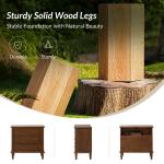 Walnut Wood Jonathan Charging Nightstand