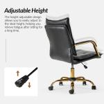 Black Faux Leather Riccardo Office Chair