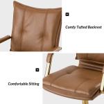 Camel Faux Leather Riccardo Office Chair