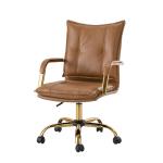 Camel Faux Leather Riccardo Office Chair