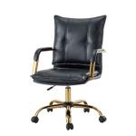 Navy Faux Leather Riccardo Office Chair