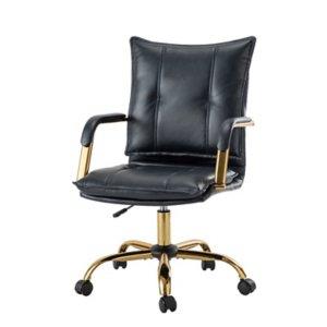 Navy Faux Leather Riccardo Office Chair