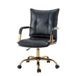 Navy Faux Leather Riccardo Office Chair