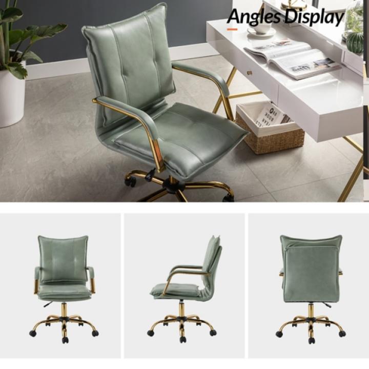 Sage Faux Leather Riccardo Office Chair