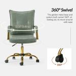 Sage Faux Leather Riccardo Office Chair