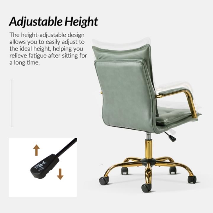 Sage Faux Leather Riccardo Office Chair