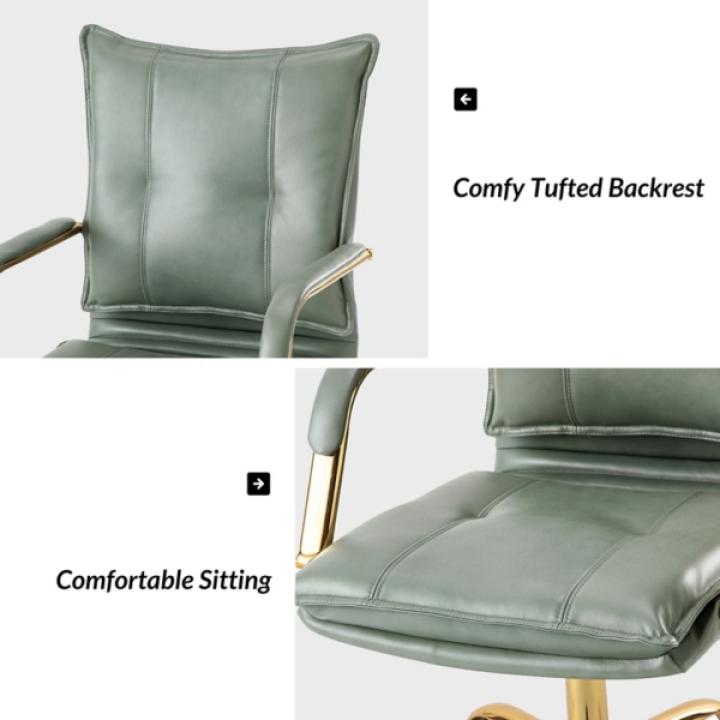 Sage Faux Leather Riccardo Office Chair