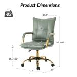 Sage Faux Leather Riccardo Office Chair