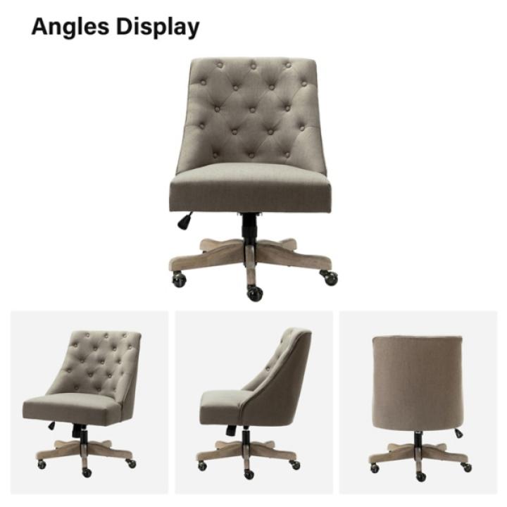 Truffle Upholstered Jovita Office Chair