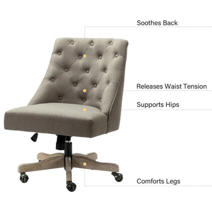Truffle Upholstered Jovita Office Chair