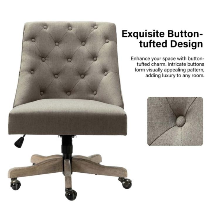 Truffle Upholstered Jovita Office Chair
