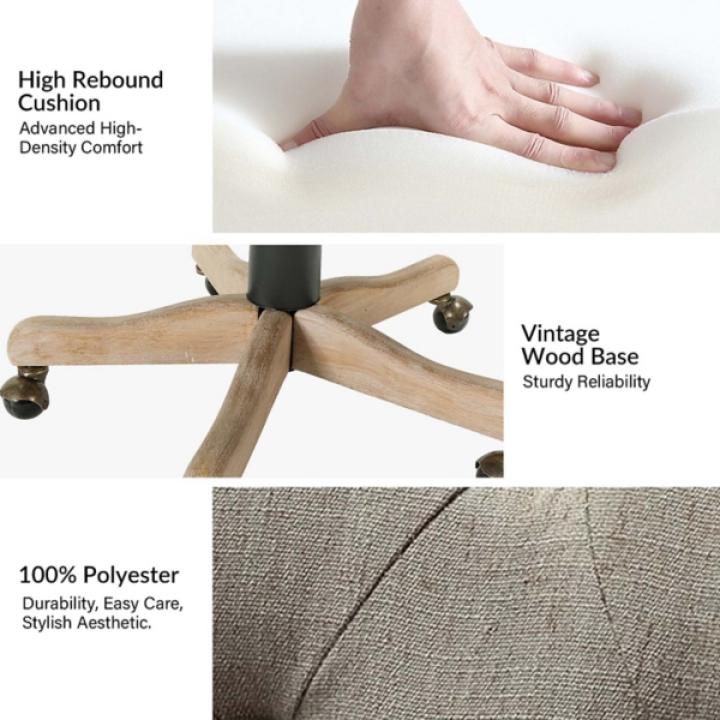 Truffle Upholstered Jovita Office Chair