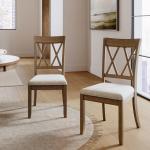 Walnut Brown Geraldo Dining Chairs, Set of 2