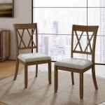 Walnut Brown Geraldo Dining Chairs, Set of 2