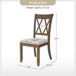 Walnut Brown Geraldo Dining Chairs, Set of 2